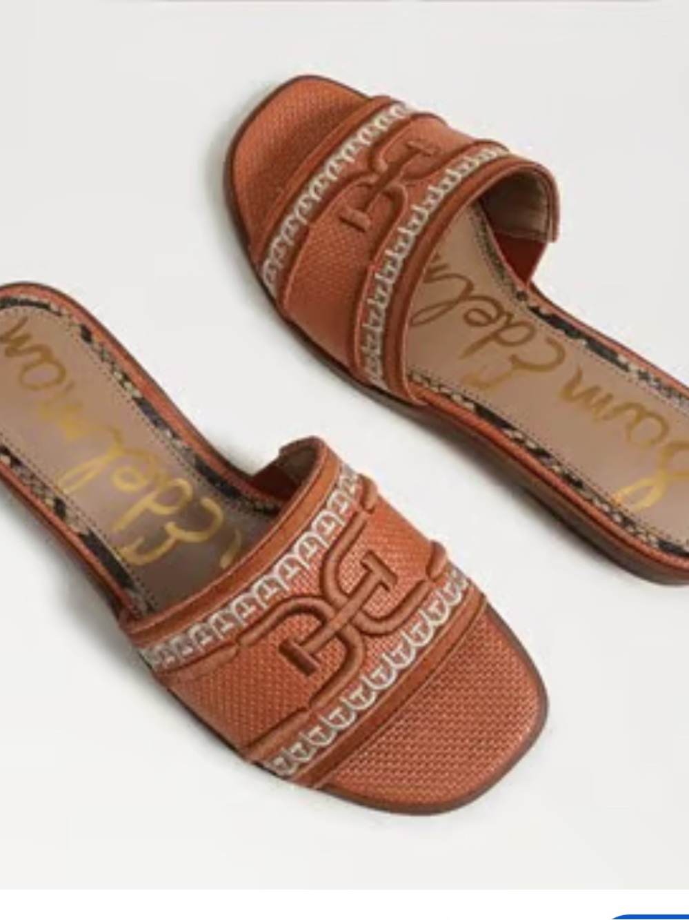 Sam Edelman NWT Stevie sandal in sunrise orange basket weave